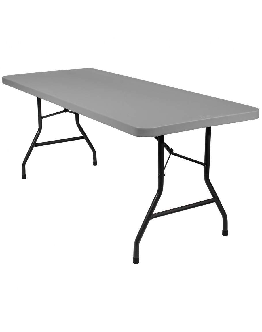 6 Foot Banquet Plastic Blow Mold Folding Table for Sale